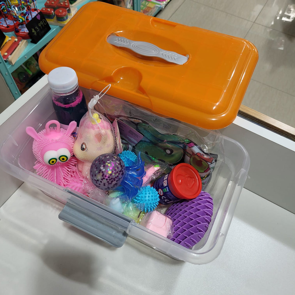 Caja Sensorial Curiosa Niñez
