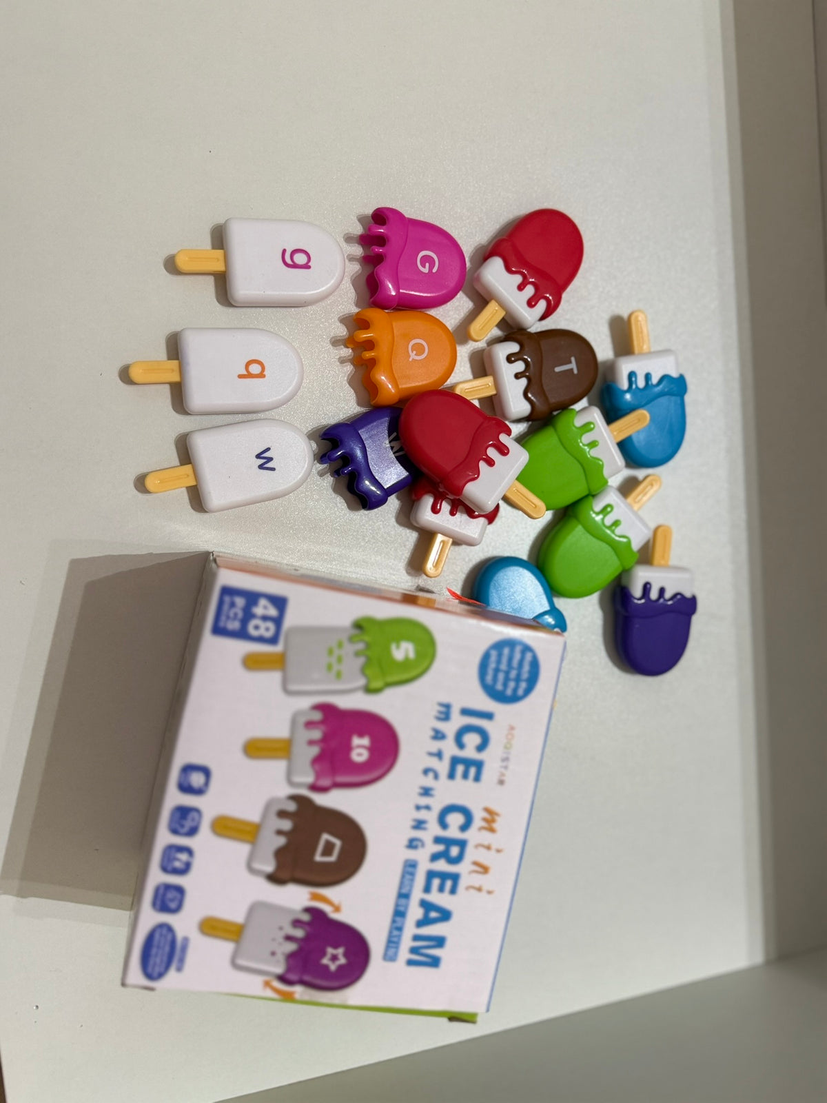 Juego de helados de encaje