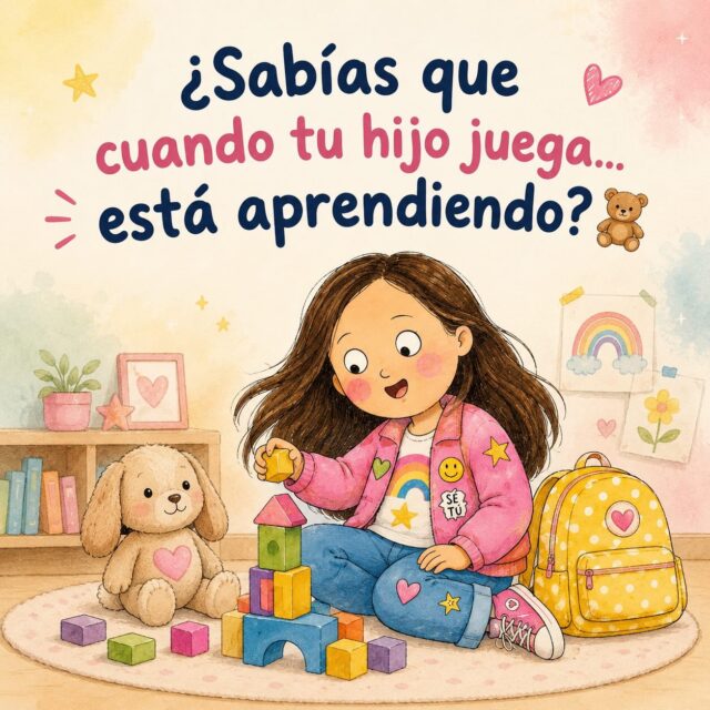 ¿Sabías que cuando tu hijo juega... está aprendiendo? 🧸

Cada torre que construye, cada juego de roles, cada carrera por el patio... no es solo diversión. Es su manera de entender el mundo.

A través del juego, los niños desarrollan:
💛 Creatividad e imaginación
🧠 Habilidades de pensamiento y resolución de problemas
🤝 Empatía y trabajo en equipo
🗣️ Lenguaje y comunicación
💪 Confianza en sí mismos

La próxima vez que lo veas jugando, míralos con otros ojos. Ese momento de juego es uno de los más importantes de su desarrollo.

Déjalos jugar. Déjalos aprender. Déjalos ser niños. ❤️

¿Cuál es el juego favorito de tu hijo o hija? Cuéntanos en los comentarios 👇