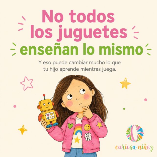 No todos los juguetes enseñan lo mismo. Y eso importa más de lo que crees.

Un juguete puede entretener. Pero el juguete correcto puede desarrollar habilidades que tu hijo va a usar toda la vida.
Concentración, lenguaje, emociones, creatividad, habilidades sociales… todo eso se puede potenciar jugando. Sin que él lo note. Sin que sea aburrido.

Desliza y descubre qué habilidad puedes trabajar hoy con tu hijo 👉
💛 En Curiosa Niñez te ayudamos a encontrar el juguete ideal según la edad y lo que quieres potenciar.
👇 Cuéntanos en los comentarios: ¿Qué te gustaría fortalecer en tu hijo?

💬 También puedes escribirnos por DM y te recomendamos el juguete perfecto.
🔗 Página web en el link de la bio.

Guarda este post para cuando no sepas qué regalarle 🔖